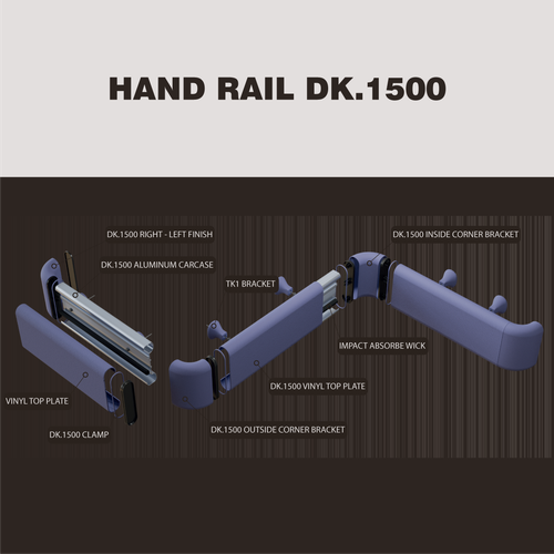 دستگیره صاف DK.1500 کارا طب